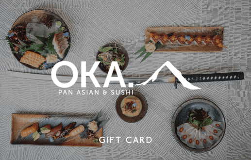 Oka Restaurants  Gift Card